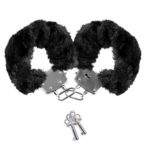 PD2029 23blackbondageteaserkitfurrycuffs