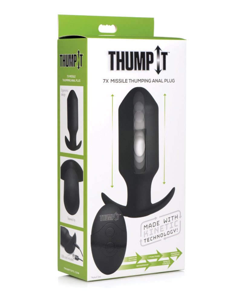 Thump It 7X Missile Thumping Silicone Anal Plug 1